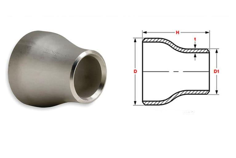 Carbon Steel Reducer Dimensions